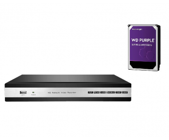 NVR 32 CANAIS VEXUS IP FULL HD 1080p SOFTWARE DE MONITORAMENTO COM HD 10TB